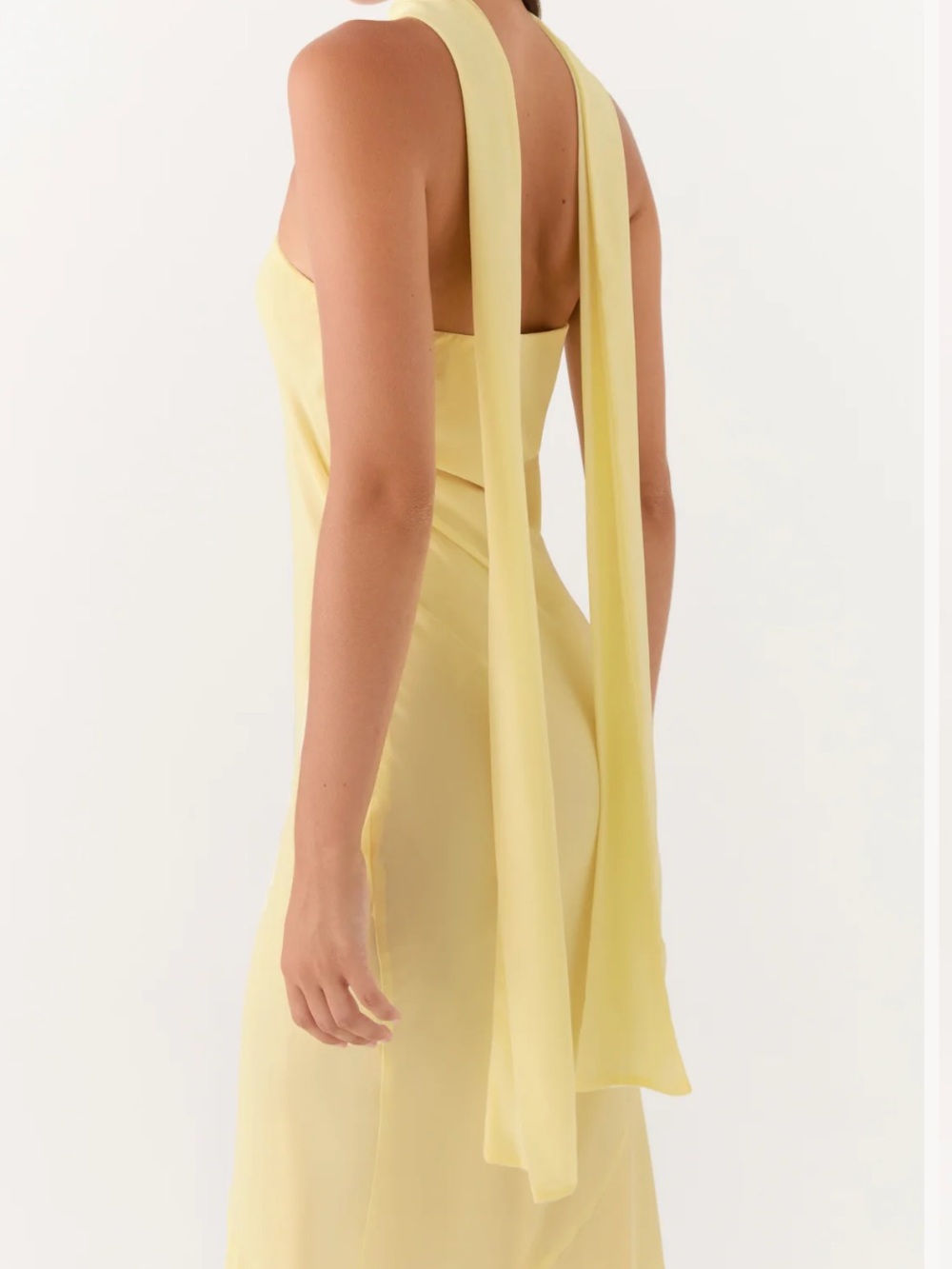 Under The Pagoda Maxi Dress - Yellow
